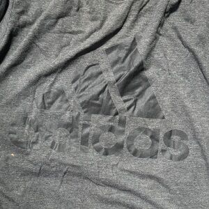 Adidas Charcoal Logo Tee